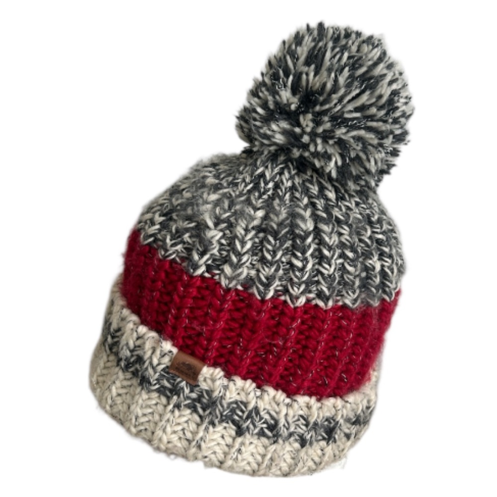 Roots Chunky Cabin Toque Pom Pom Beanie